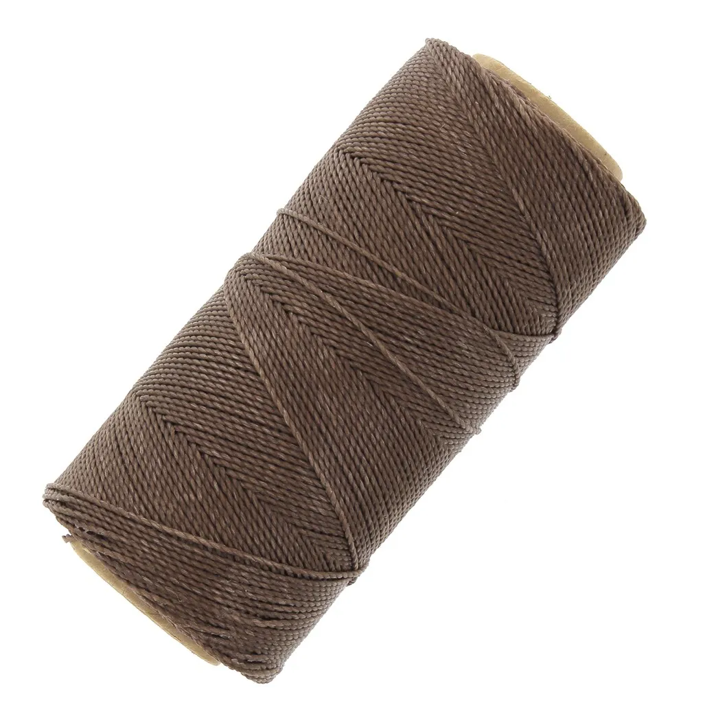 Bobina di filo cerato Linhasita per micro macramè 0,5 mm - Cedro (511) x335m