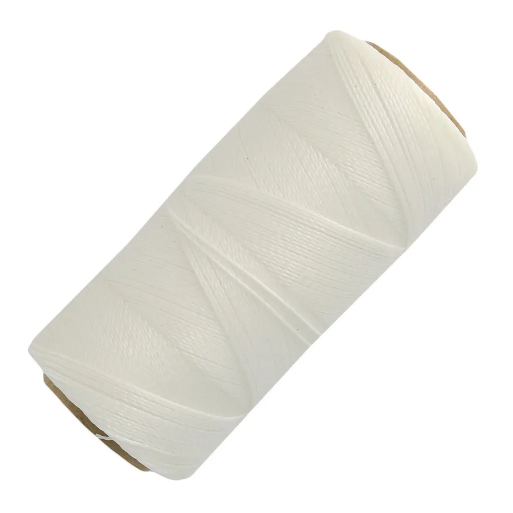 Bobina di filo cerato Linhasita per micro macramè 0,5 mm - Naturale x335m