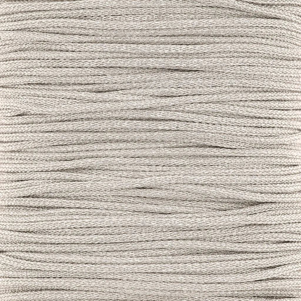 Bobina di filo di poliestere metallico 1 mm argento x 20 m