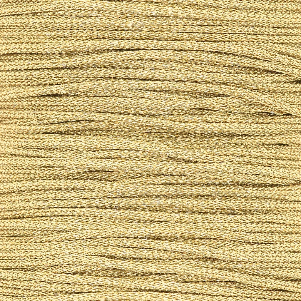 Bobina di filo di poliestere metallico 1 mm oro x 20 m