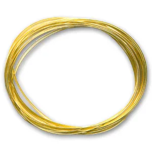 Bracciale molla armonica mm. 65x55 Dorato x23 giri