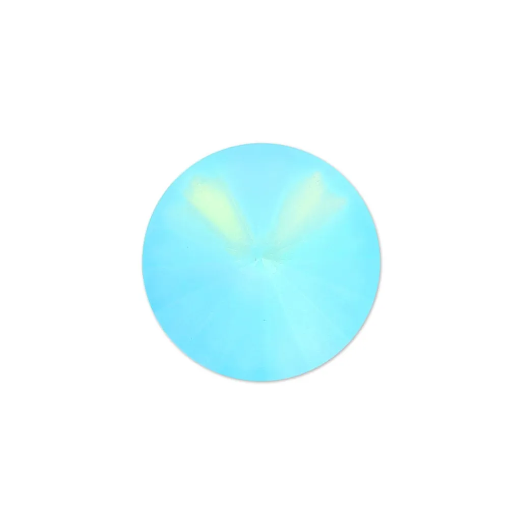 Cabochon PureCrystal 1122 Rivoli mm. 14 Light Turquoise Custom Pastel x1