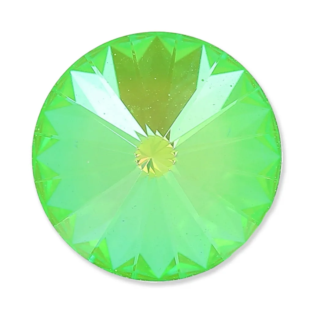 Cabochon PureCrystal 1122 Rivoli mm. 16 Crystal Ultra Lime