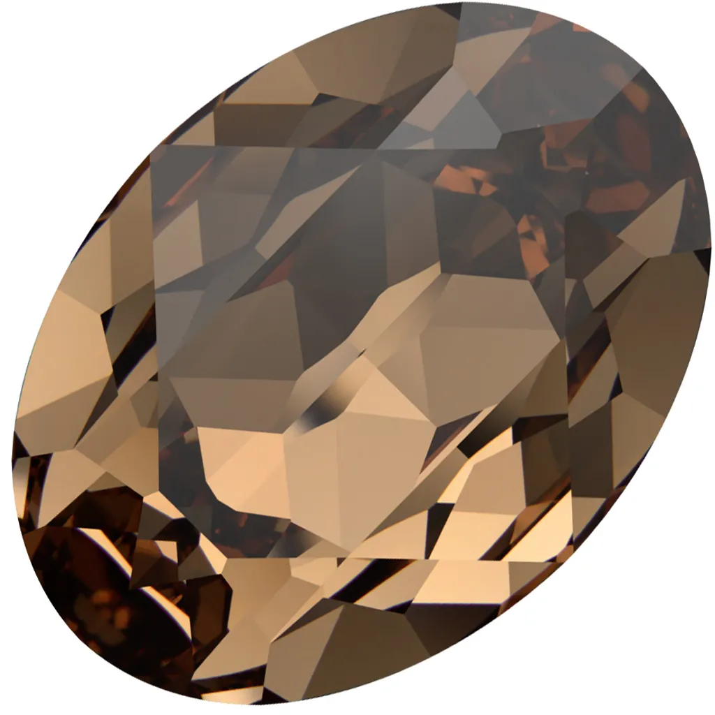 Cabochon PureCrystal 4120 18x13 mm - Reinvented Light Smoked Topaz x1