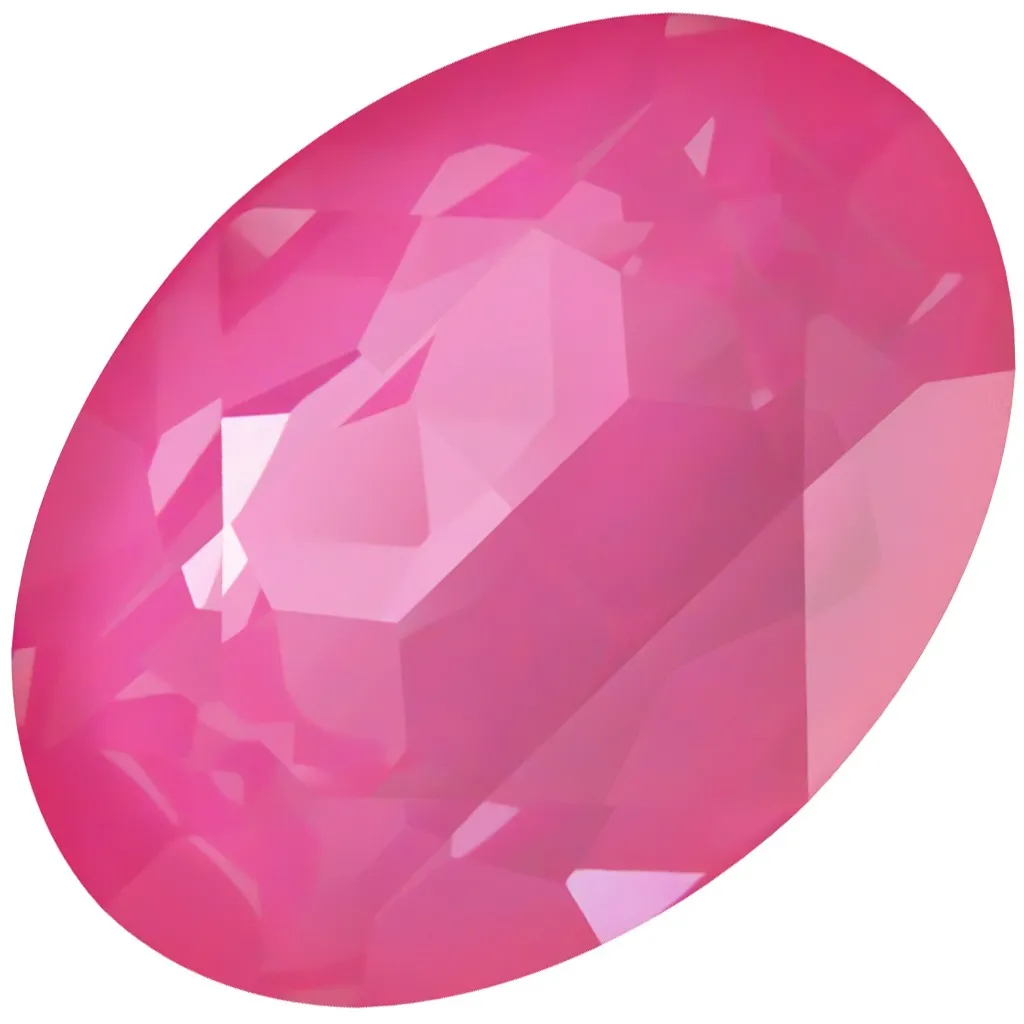 Cabochon PureCrystal 4120 ovale 18x13 mm - Crystal Electric Pink Ignite x1