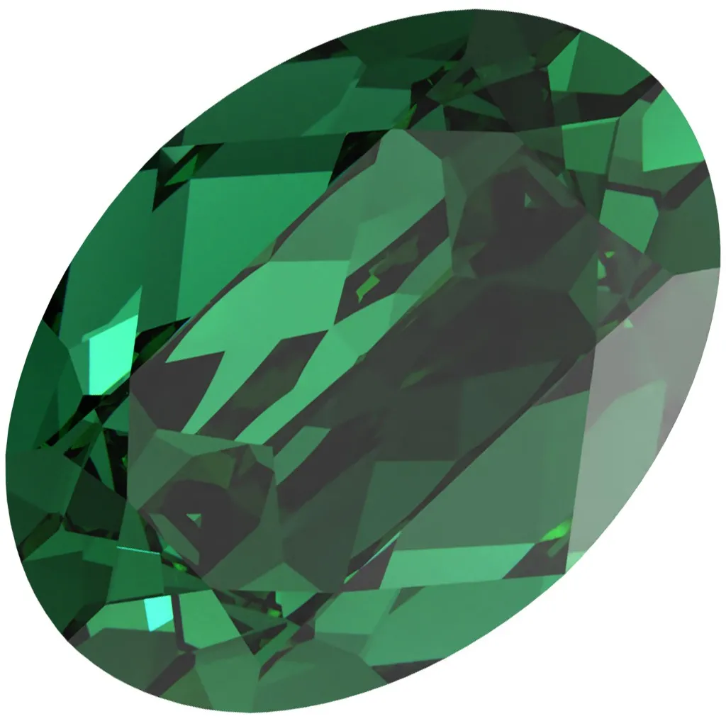 Cabochon PureCrystal 4120 ovale 18x13 mm - Majestic Green x1