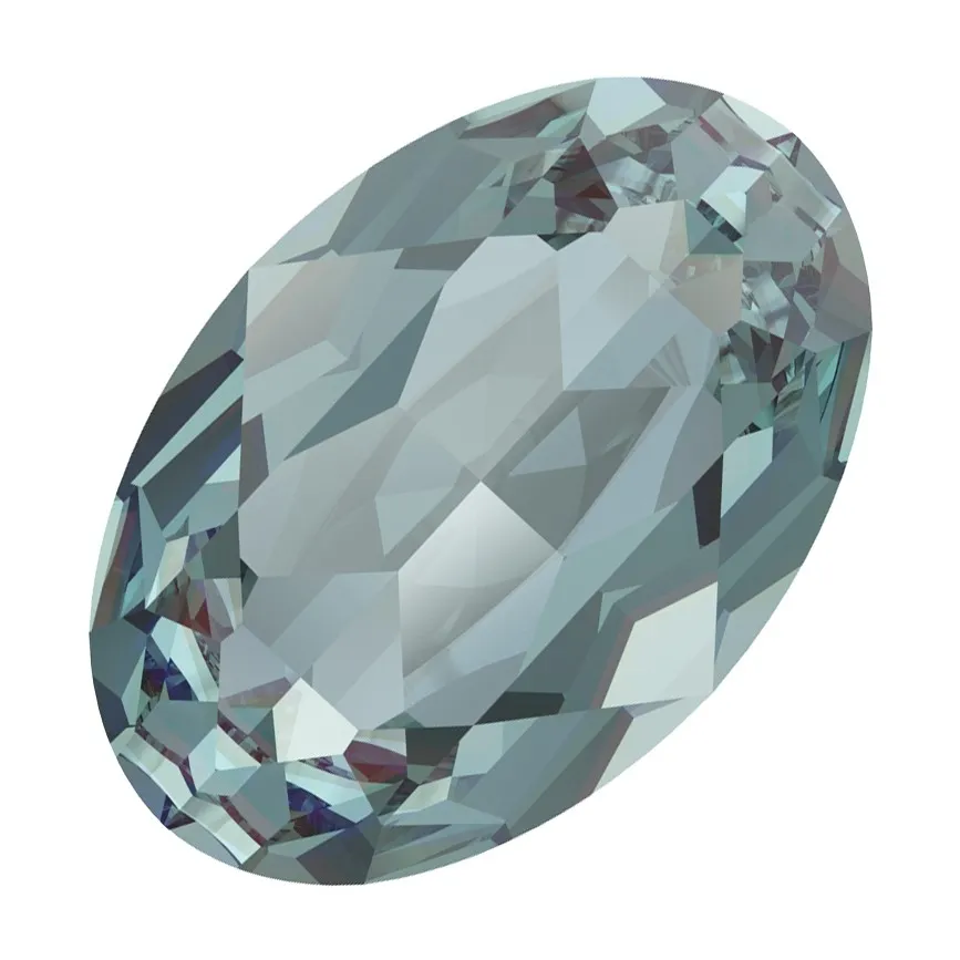 Cabochon PureCrystal 4120 ovale 18x13mm Aquamarine Ignite x1
