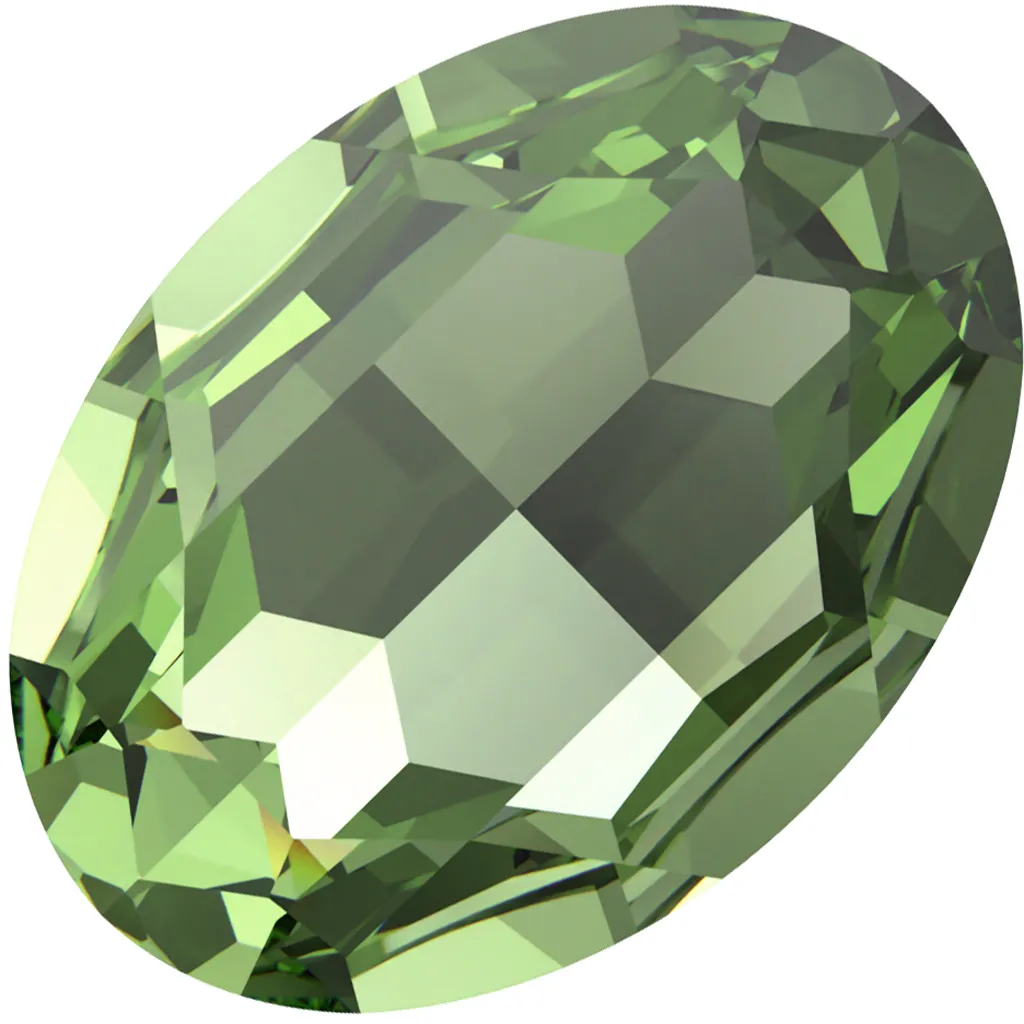 Cabochon PureCrystal 4127 30x22 mm - Reinvented Peridot x1
