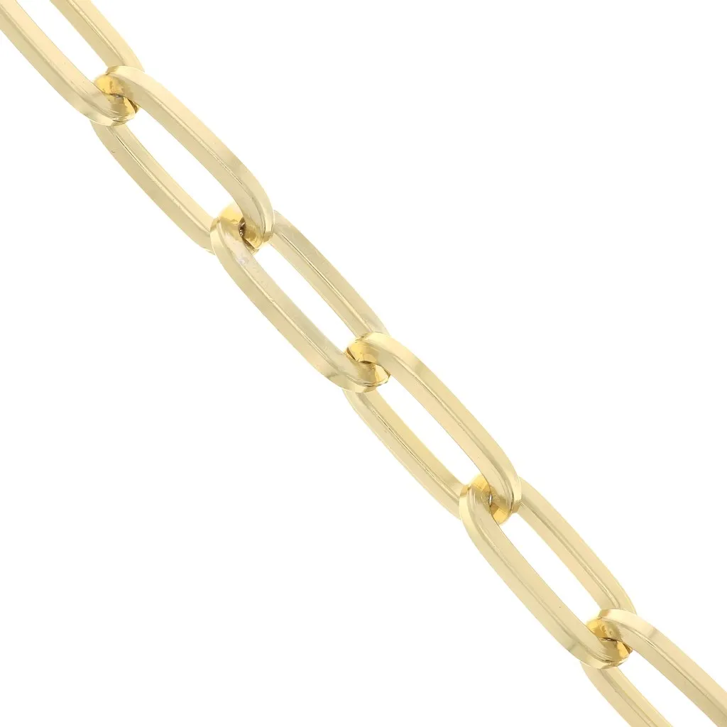 Catena in alluminio maglia rettangolo 10.3 mm - Maglie aperte - Dorato x1m