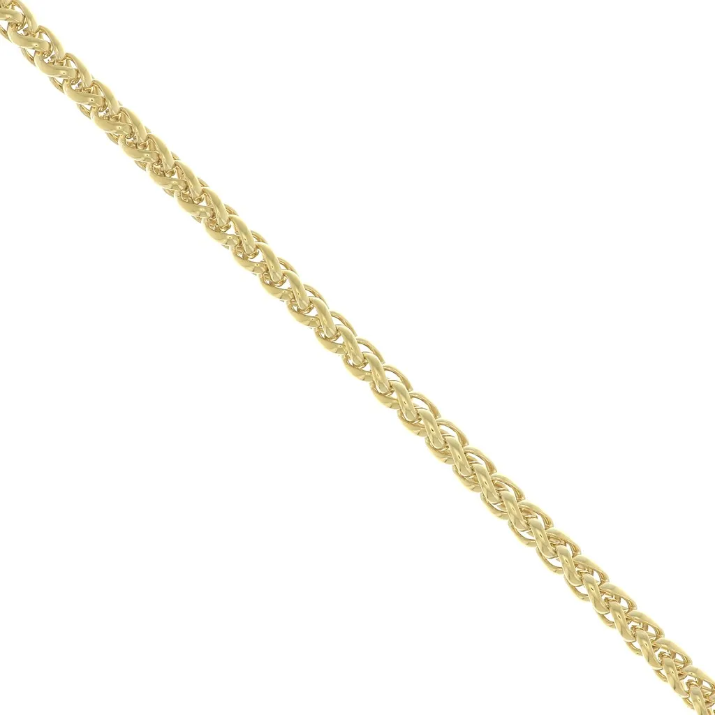 Catena maglia corda 4.3 mm - Placcato Oro 3 micron x20cm