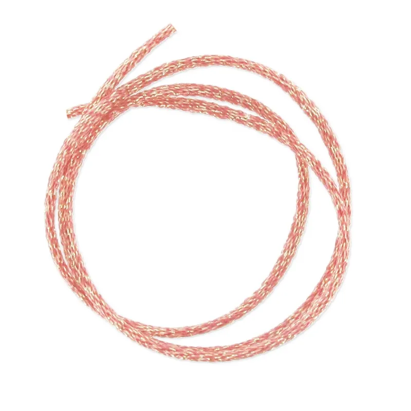 Cordoncino metallico Mokuba 2 mm - Filo rame Dorato x1m