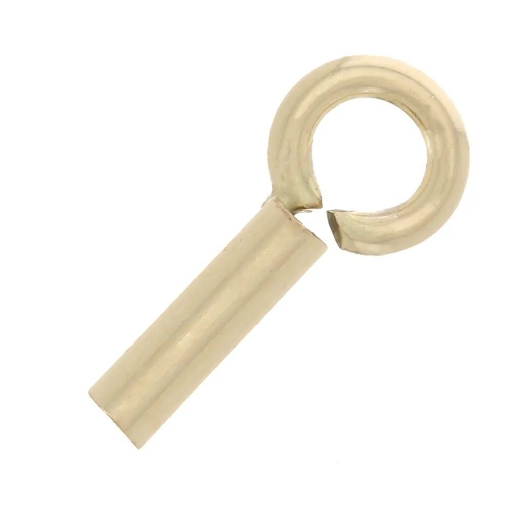 Estremità del cavo 0,6 mm - Gold filled (oro laminato) x4