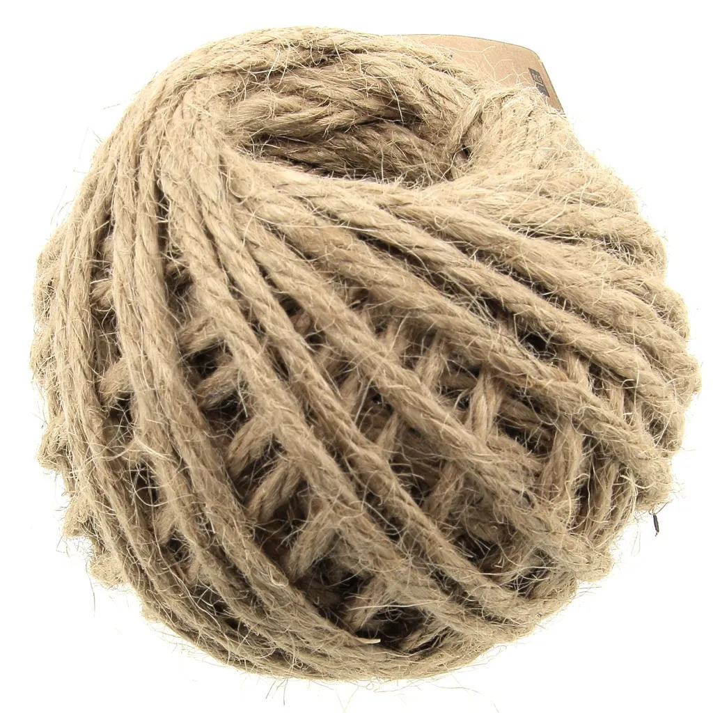 Ficelle de jute 4 mm per uncinetto e hobbistica - Naturale x 25 m