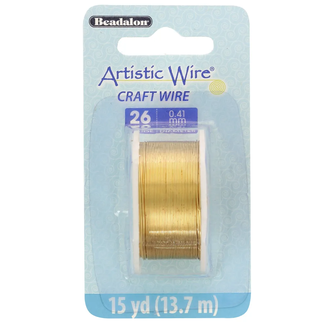 Filo d'ottone Artistic Wire mm. 0.41 col Ottone anti-appannamento