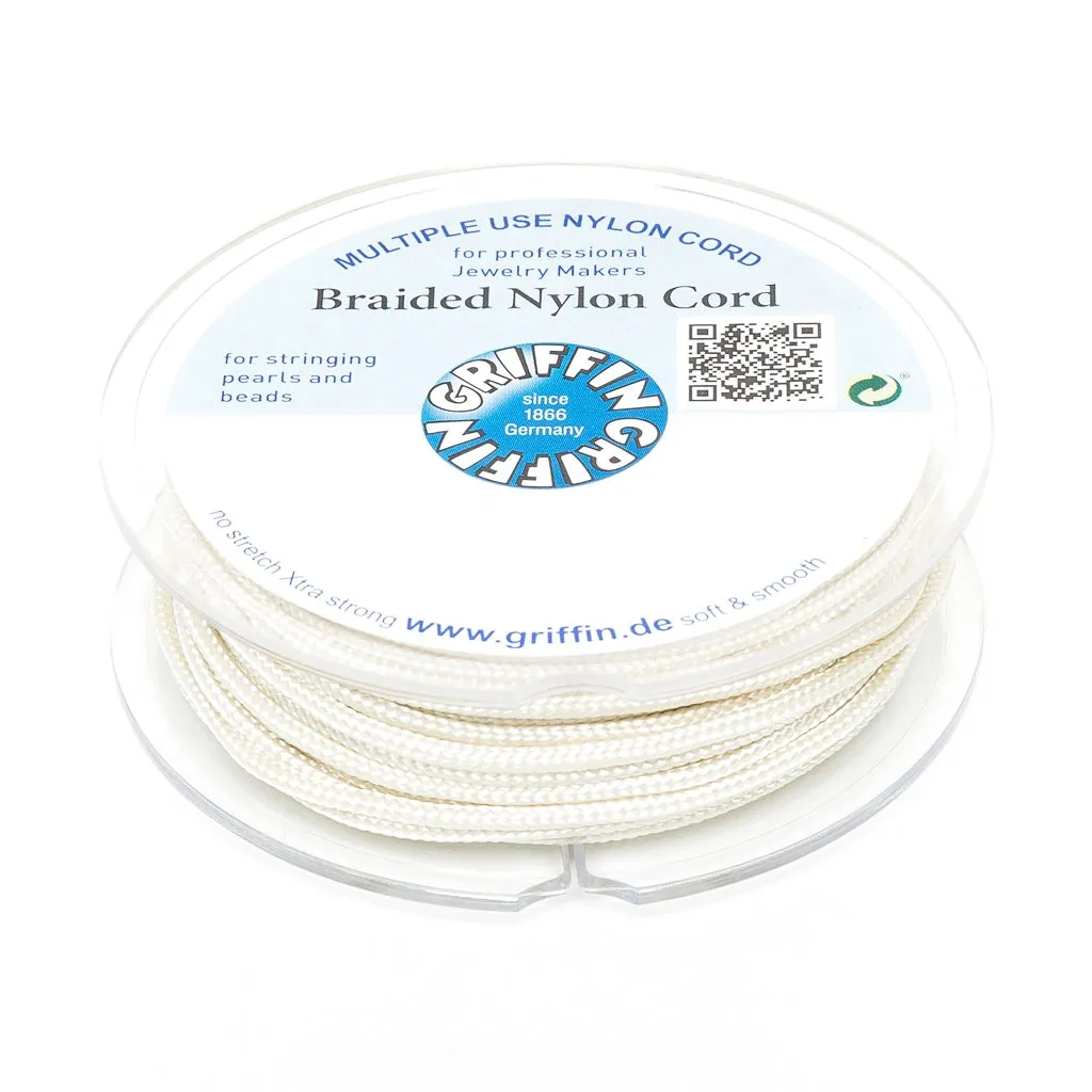 Filo di nylon europeo Griffin 1.5mm Cream x20m