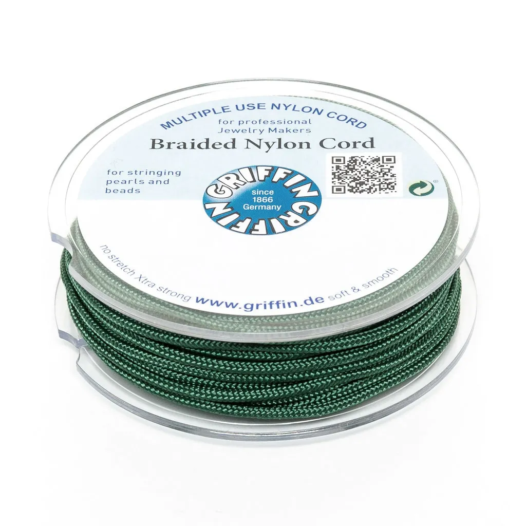 Filo di nylon europeo Griffin 1.5mm Dark Green x20m
