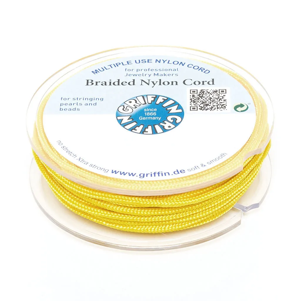 Filo di nylon europeo Griffin 1.5mm Yellow x20m