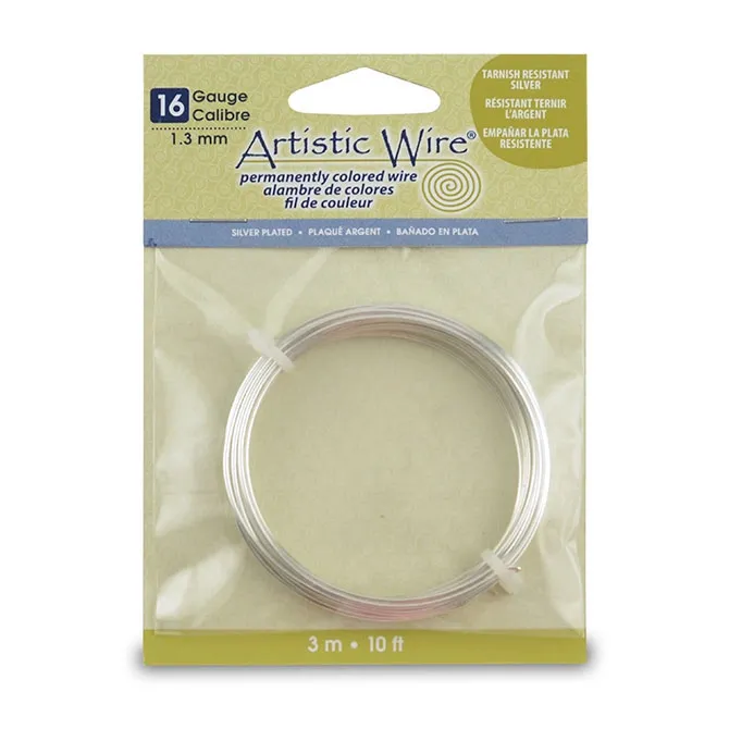 Filo di rame Artistic Wire mm. 1.3 argentato x m. 3