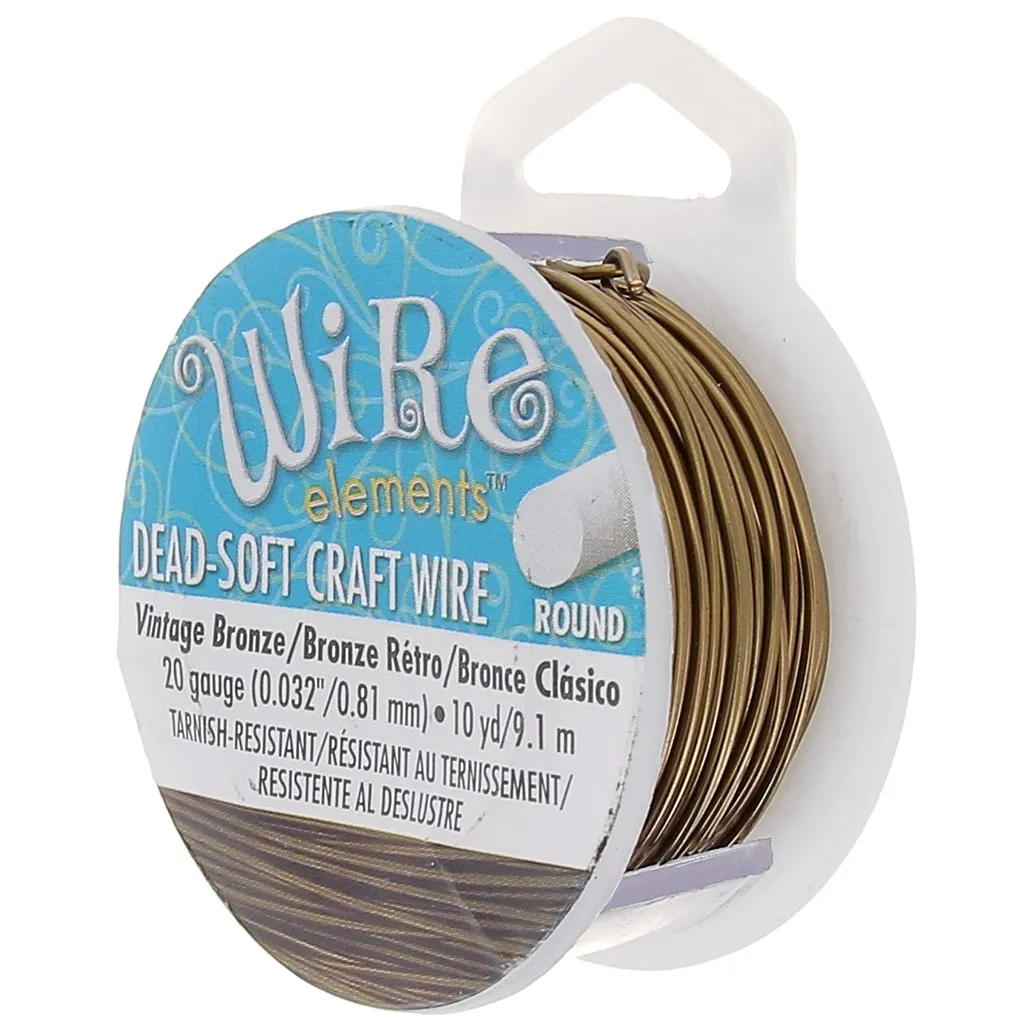 Filo di rame Craft Wire soft 0.81mm Vintage bronze x 9.14 m