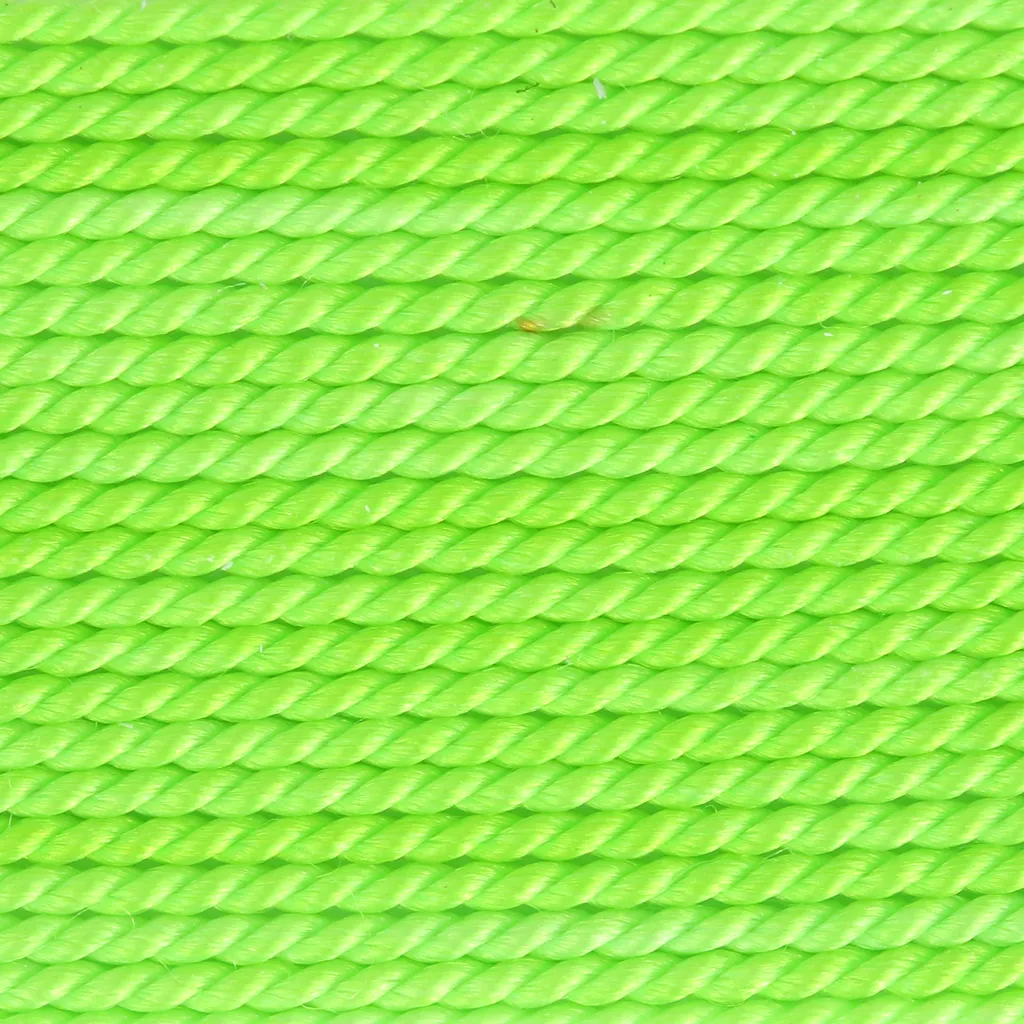 Filo di seta da 0,70 mm - Verde fluorescente x2m