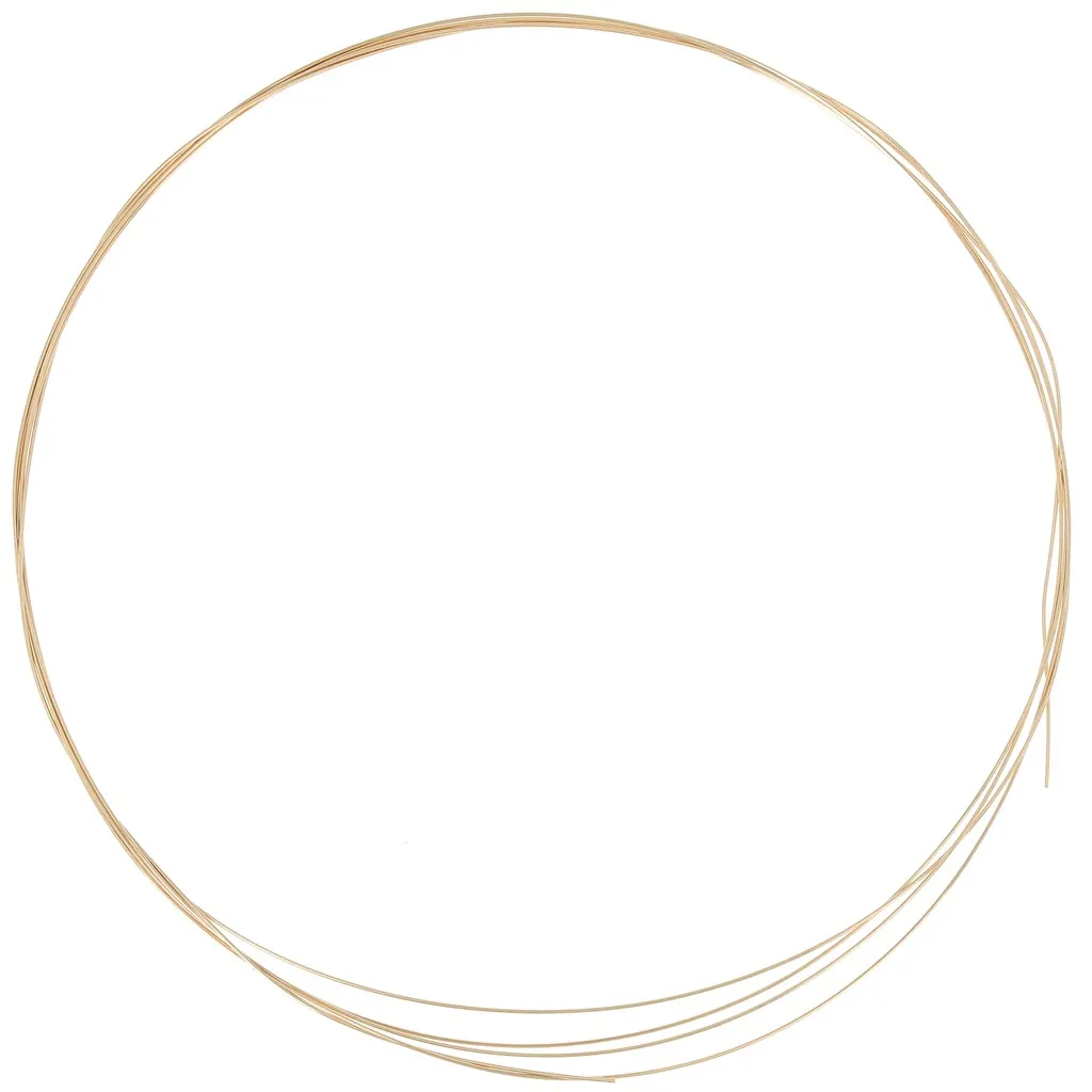 Filo duro mm. 0.4 di Gold filled  x 1.5m