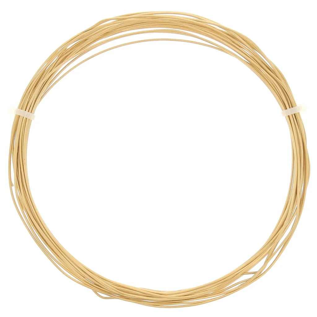 Filo flessibile rotondo da 0,8 mm - Acciaio inox 304L oro x4m