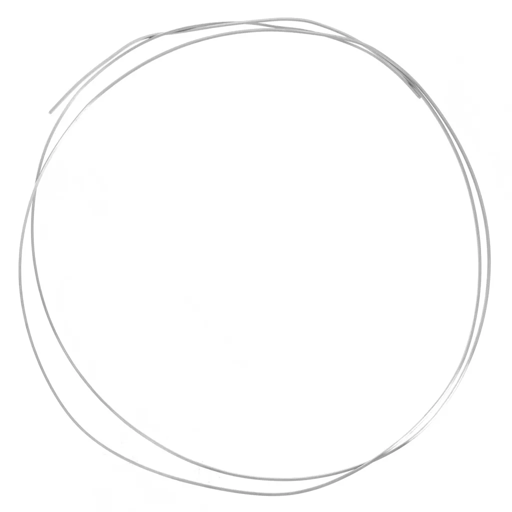 Filo morbido - ricotto - quadrato 0,8 mm - Argento 925 x10m