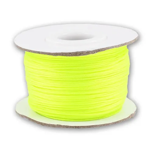 Filo nylon trecciato mm. 0.8 Giallo Fluo x m.50
