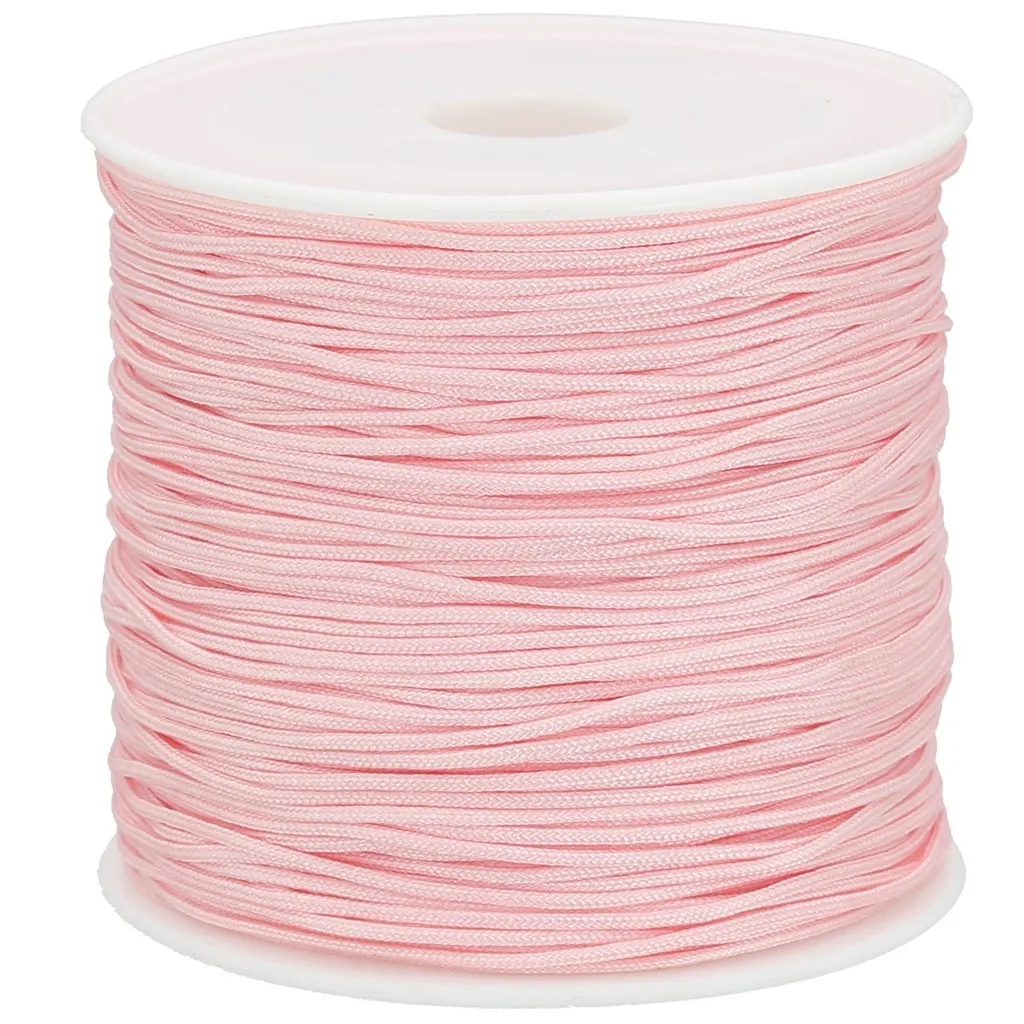 Filo nylon trecciato mm. 0.8 Light Rose x m.50