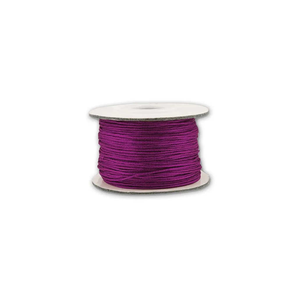 Filo nylon trecciato mm. 0.8 Prugna x m.50