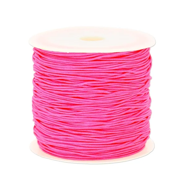 Filo nylon trecciato mm. 0.8 Rosa Elettrico x m.50