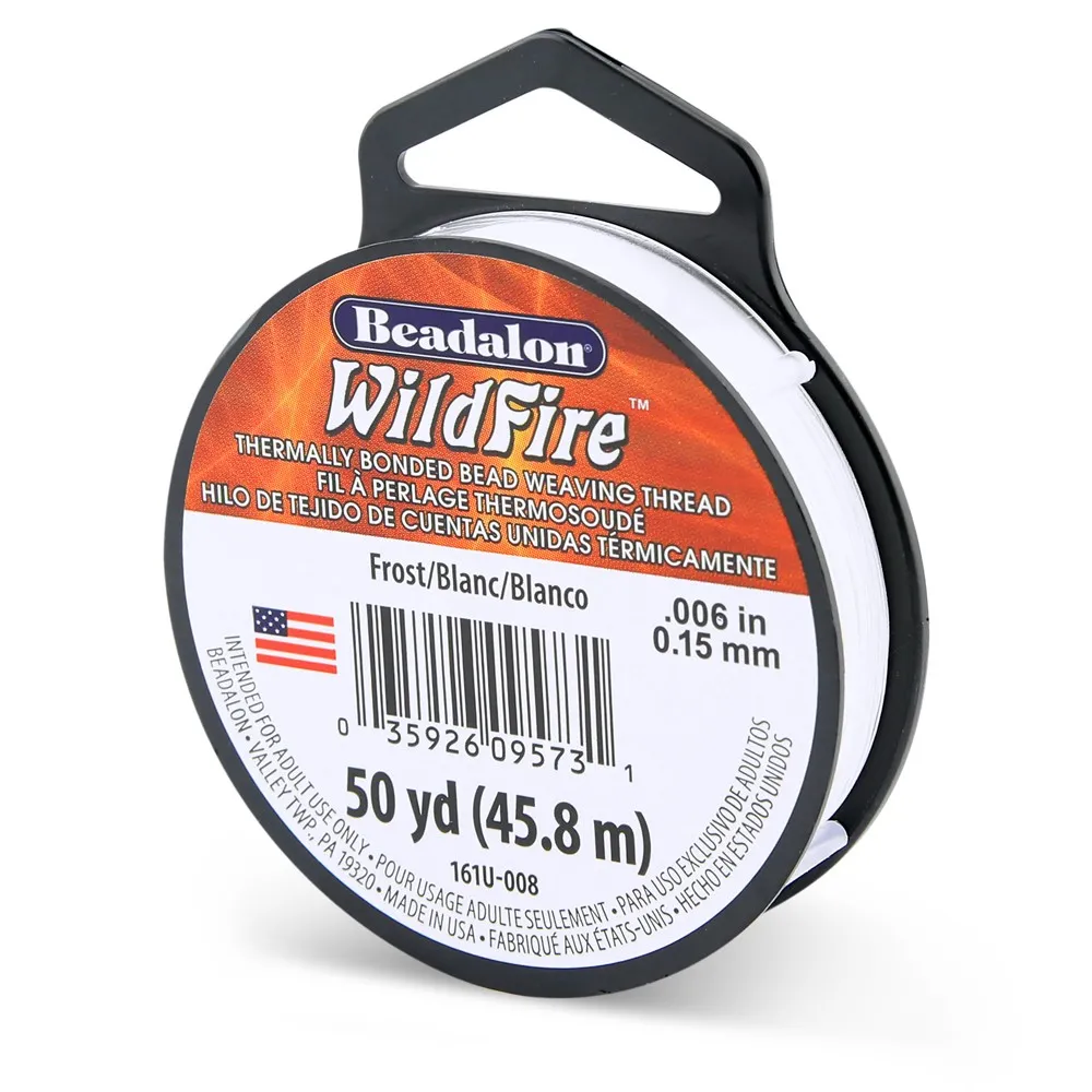 Filo nylon trecciato WildFire mm. 0.15 Bianco x m. 45.8