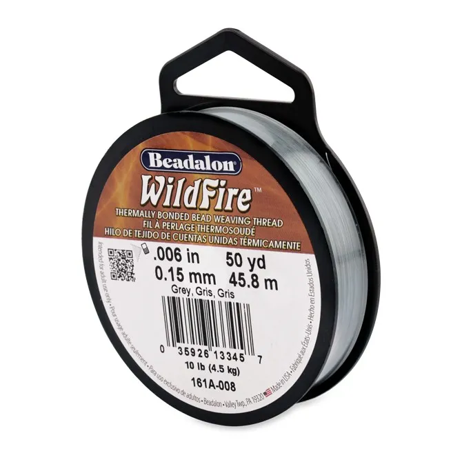 Filo nylon trecciato WildFire mm. 0.15 Grigio x m. 45.8