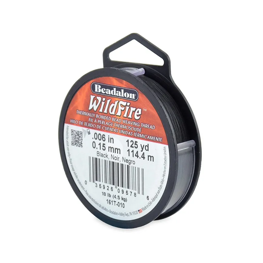 Filo nylon trecciato WildFire mm. 0.15 Nero x114.4 m