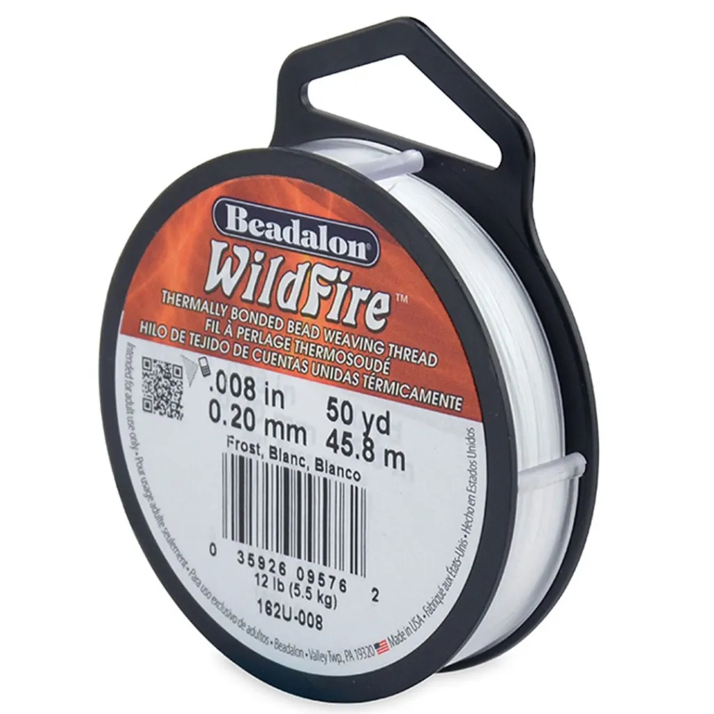 Filo nylon trecciato WildFire mm. 0.20 Bianco x  45.8 m