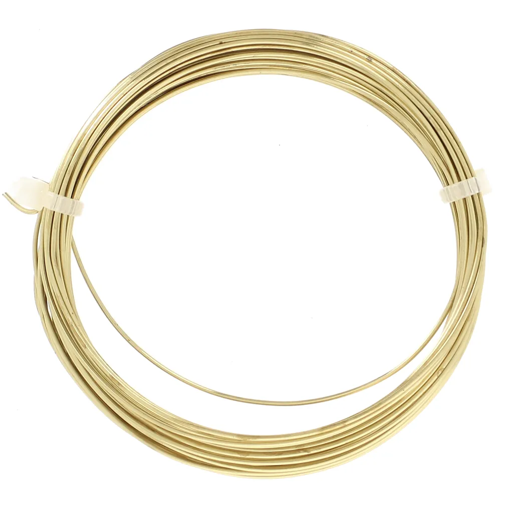 Filo Ottone tondo 0,8 mm trattamento anti-ossidazione x 6m