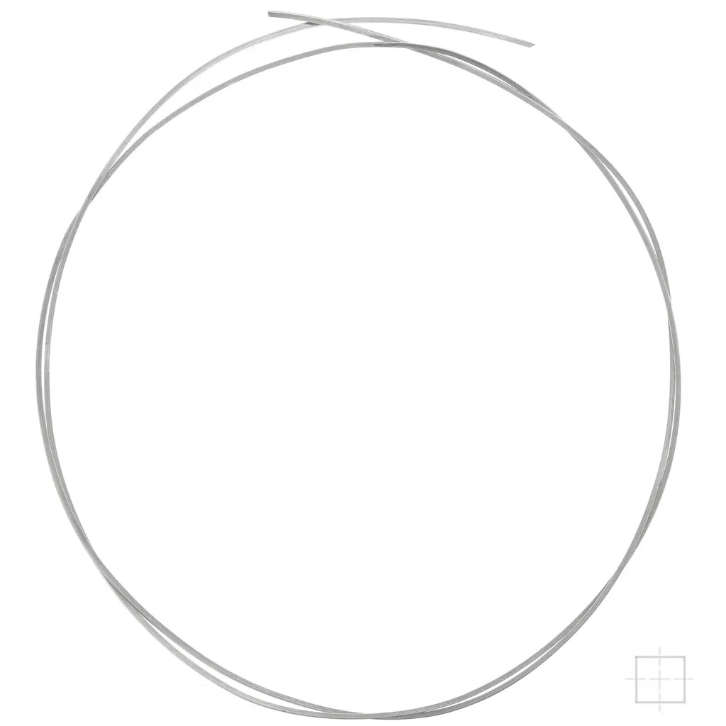 Filo quadrato semiduro - ricotto 1,3 mm - Argento 925 x1m
