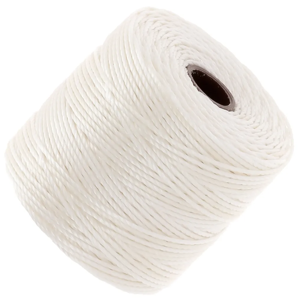 Filo S-LON Bead Cord 0,5 mm - Bianco x70m
