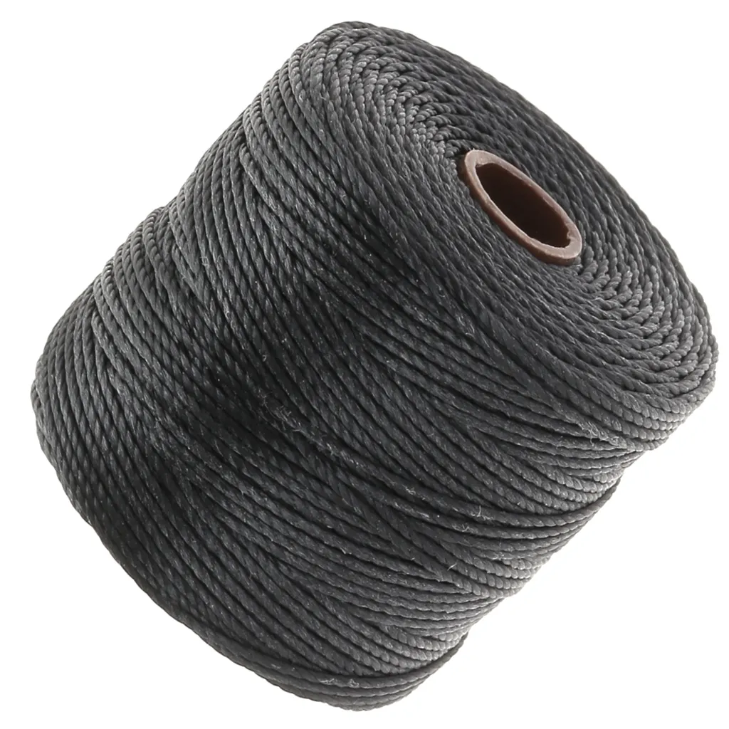 Filo S-LON Bead Cord 0,5 mm - Nero x70m