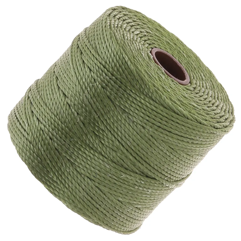 Filo S-LON Bead Cord 0,5 mm - Olivina x70m