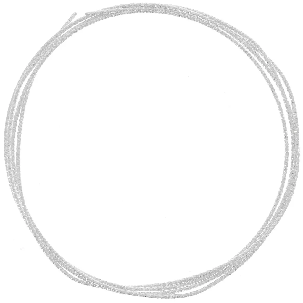 Filo semiduro - ricotto - rotondo diamantato 1,2 mm - Argento 925 x1m