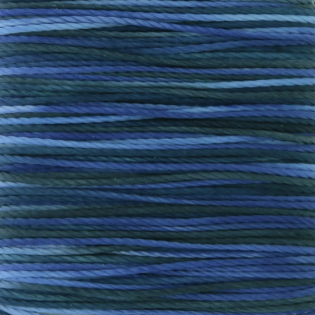 Filo Toho Amiet 0.7 mm - Blue variegated x20m