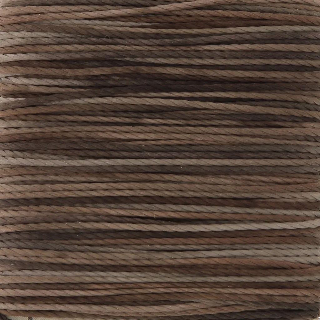 Filo Toho Amiet 0.7 mm - Brown variegated x20m