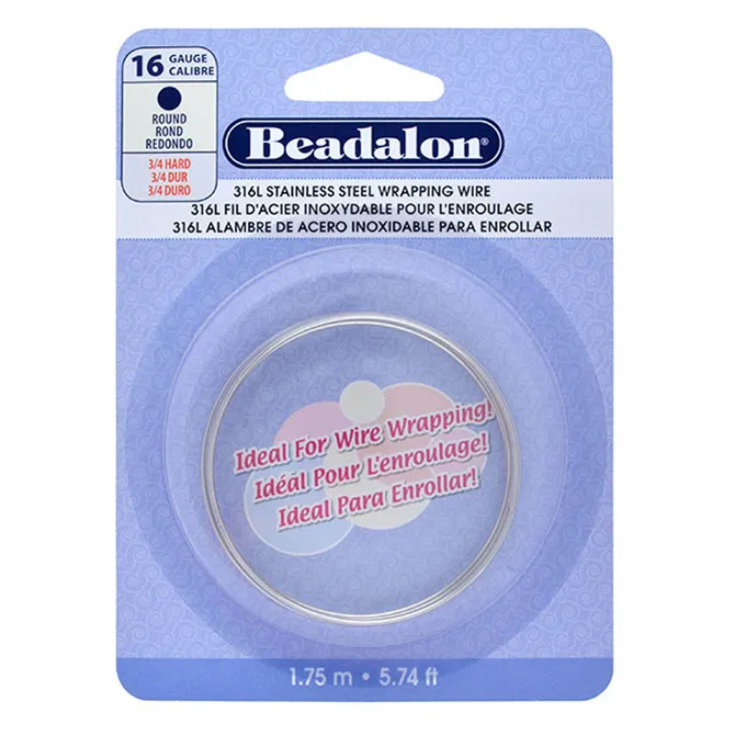 Filo tondo da 1,3 mm - acciaio inox 316L x1,75 m