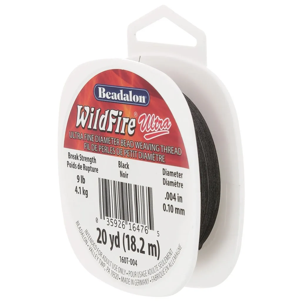 Filo WildFire Ultra 0,10 mm nylon intrecciato - Nero x18,2 m