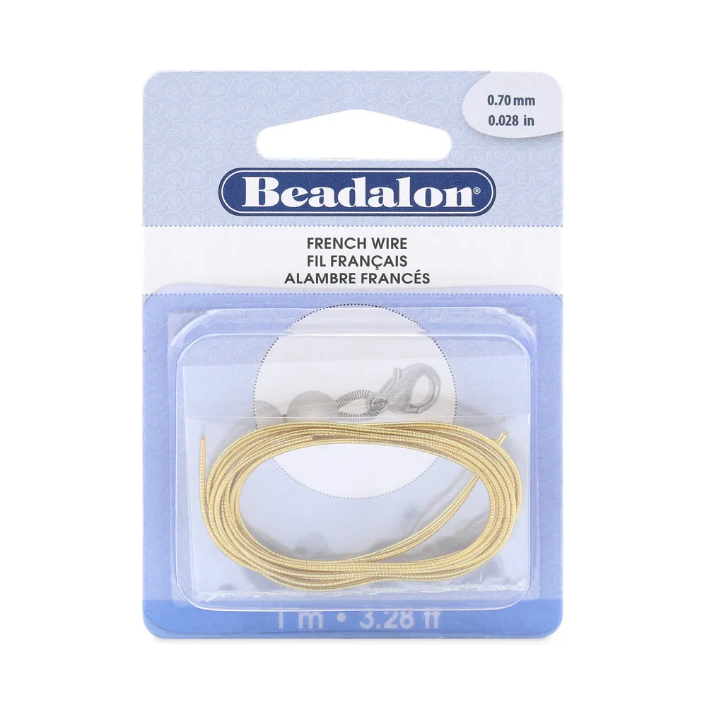 French Wire 0,70 mm - Dorato x1m