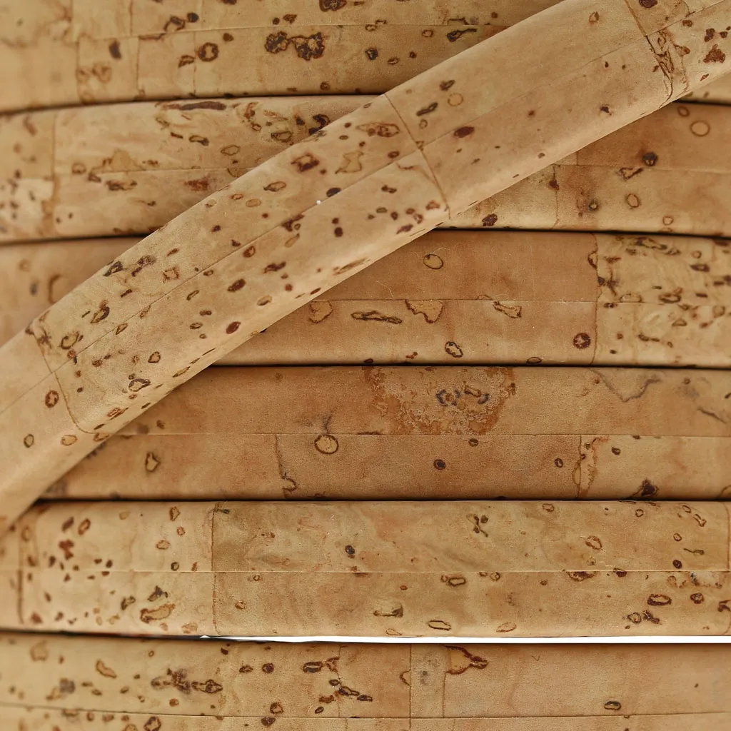 Laccetto Regaliz in sughero 10x5 mm Natural x 25cm