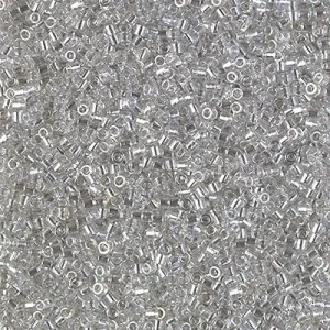 Miyuki Delica 15/0 DBS1231 - Transparent Gray Mist Luster x5g
