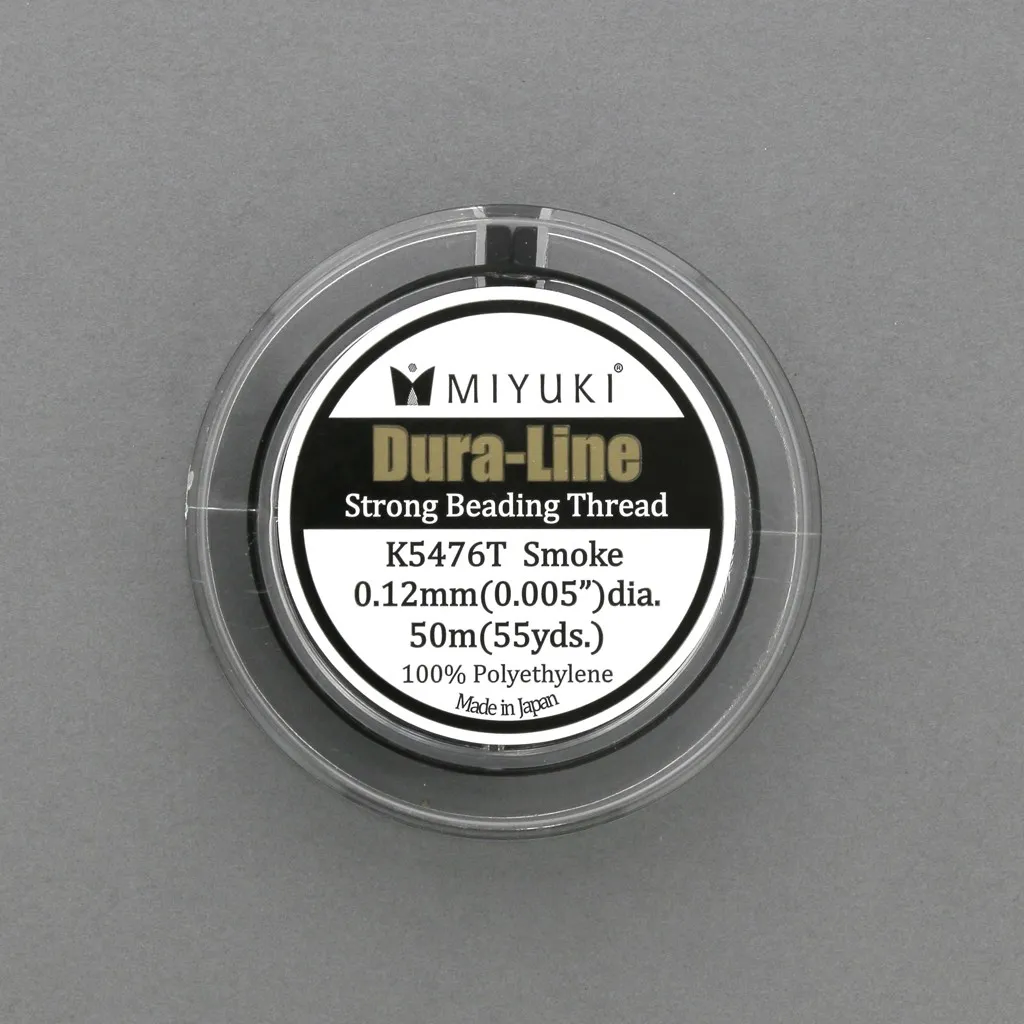 Miyuki Dura-Line filo nylon intrecciato 0.12 mm Smoke x50 m