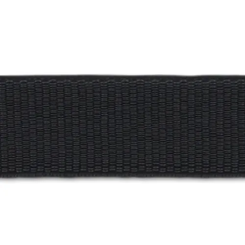Nastro grana grossa elastico mm. 9 Nero x 1m